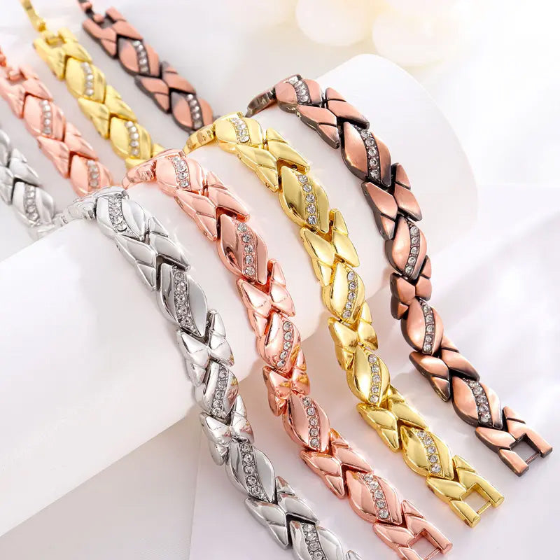 💫 JETZT 65 % RABATT! ✨ Elegante Magnetarmbänder für Frauen – Entspannung für die Handgelenke, schickes Design & verstellbar 🧲