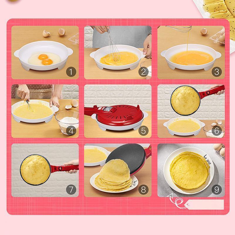 🥞 NEU! 🏠 Kreative Pfannkuchenmaschine für Zuhause – Formvielfalt & schnelle Zubereitung – Anti‑Haft‑Beschichtung, konstante Temperatur & pflegeleicht – Für Pancakes, Crepes, Eierkuchen, herzförmige Taler & mehr ✨