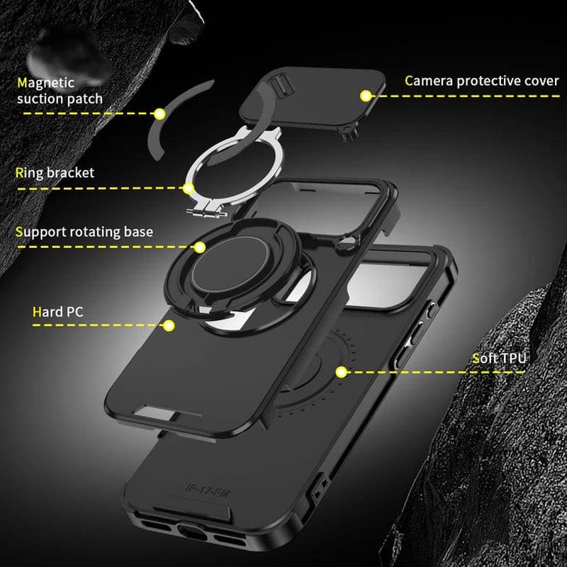 📱 50% RABATT! 🧲 Magnetische Handyhülle – Ringständer & kabelloses Laden ✨