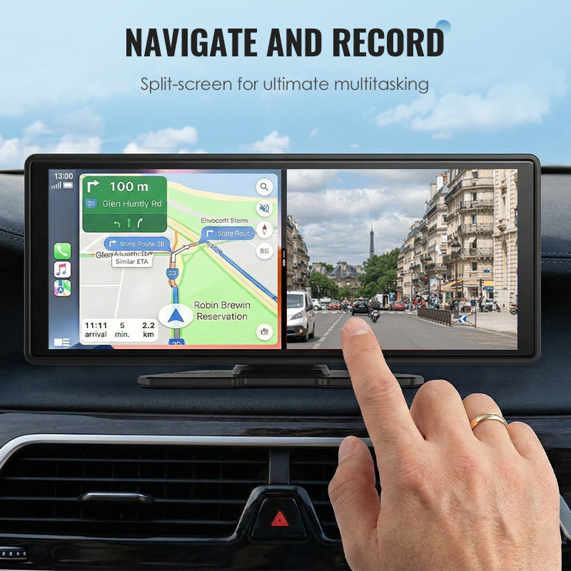 📱 NEU! 🚗 Tragbarer kabelloser CarPlay‑Bildschirm für Autos – Ohne Kabel, ohne Werksradio umbauen – 7″ Touchdisplay, iPhone & Android Auto, Sprachsteuerung & Navi – Plug‑and‑Play am Armaturenbrett, freihändig telefonieren, musikhören und navigieren ✨