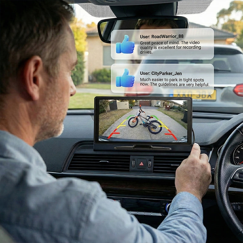📱 NEU! 🚗 Tragbarer kabelloser CarPlay‑Bildschirm für Autos – Ohne Kabel, ohne Werksradio umbauen – 7″ Touchdisplay, iPhone & Android Auto, Sprachsteuerung & Navi – Plug‑and‑Play am Armaturenbrett, freihändig telefonieren, musikhören und navigieren ✨