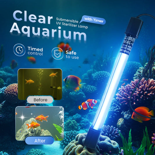 🥳HEISSER SALE 2026🥳💞50.000+ VERKAUFT!👵❤️  Tauchbare UV-Sterilisatorlampe mit Timer für Aquarien