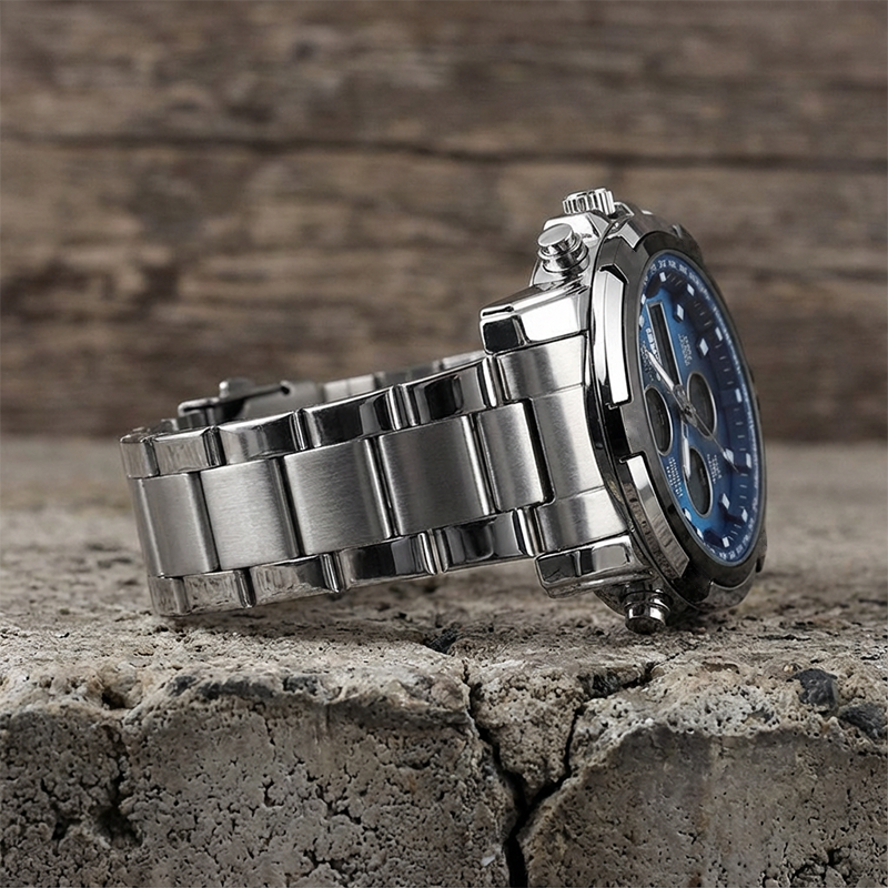 ⌚✨ 50% RABATT! Wasserdichte Militäruhr für Herren – Analog-Digital, Edelstahl & stoßfest 🛡️