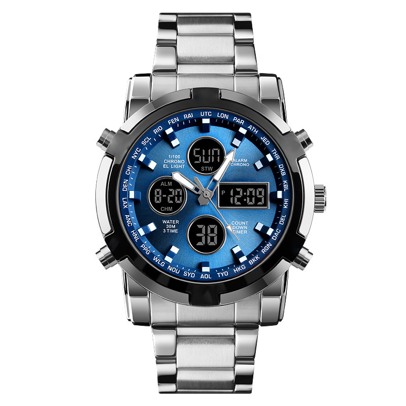 ⌚✨ 50% RABATT! Wasserdichte Militäruhr für Herren – Analog-Digital, Edelstahl & stoßfest 🛡️