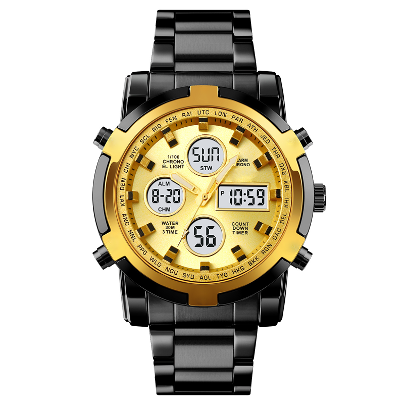 ⌚✨ 50% RABATT! Wasserdichte Militäruhr für Herren – Analog-Digital, Edelstahl & stoßfest 🛡️