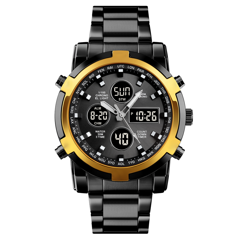 ⌚✨ 50% RABATT! Wasserdichte Militäruhr für Herren – Analog-Digital, Edelstahl & stoßfest 🛡️