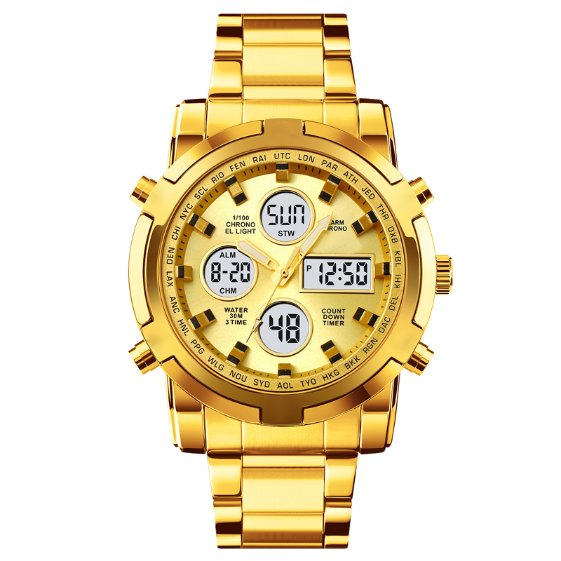 ⌚✨ 50% RABATT! Wasserdichte Militäruhr für Herren – Analog-Digital, Edelstahl & stoßfest 🛡️