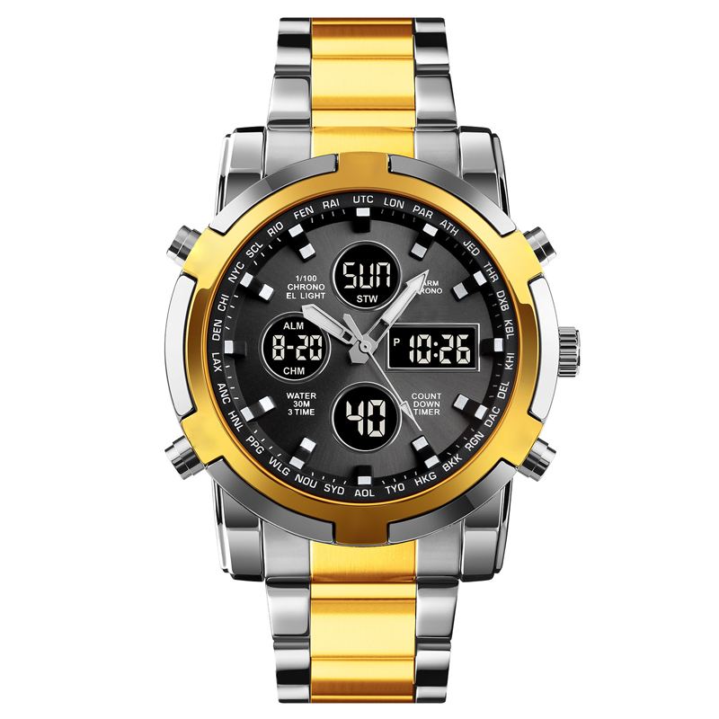 ⌚✨ 50% RABATT! Wasserdichte Militäruhr für Herren – Analog-Digital, Edelstahl & stoßfest 🛡️