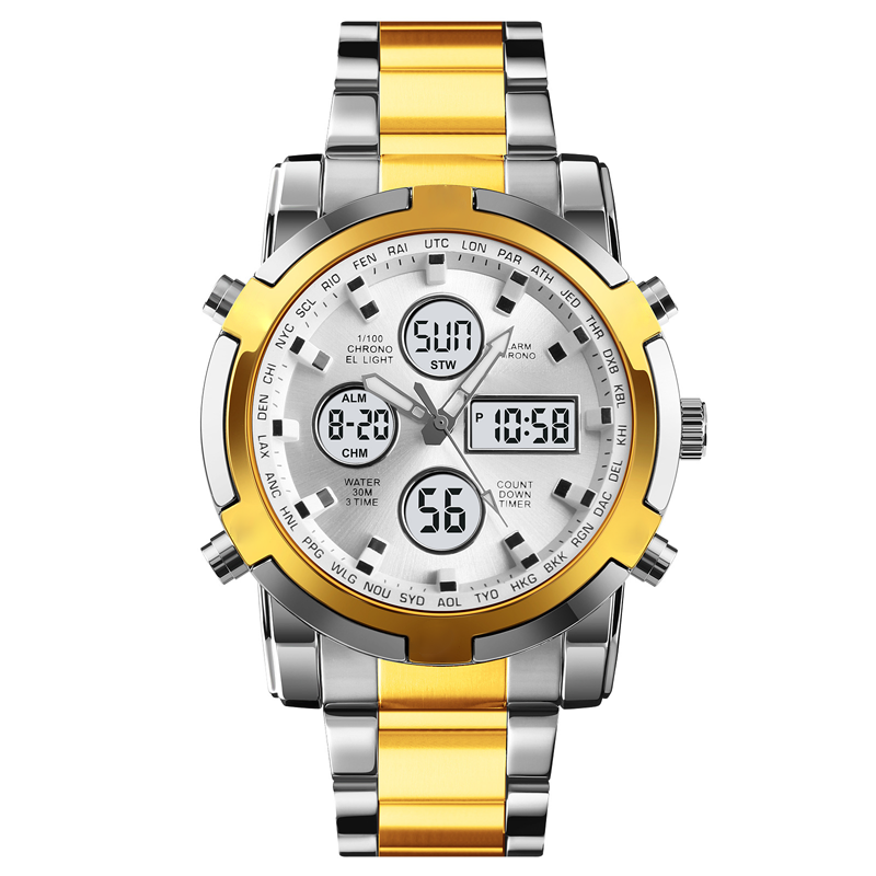 ⌚✨ 50% RABATT! Wasserdichte Militäruhr für Herren – Analog-Digital, Edelstahl & stoßfest 🛡️