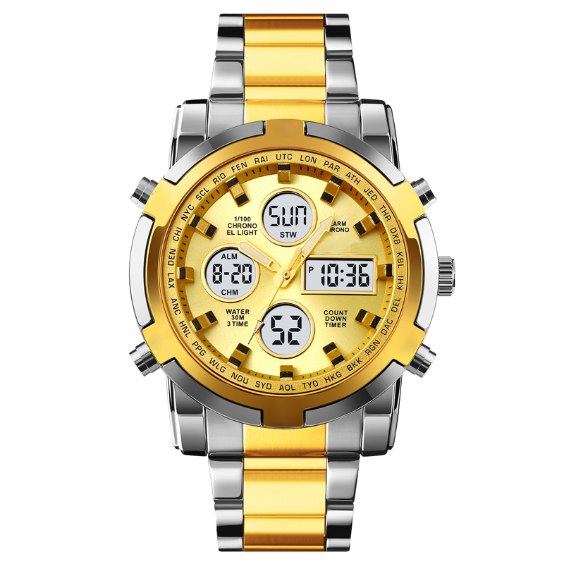 ⌚✨ 50% RABATT! Wasserdichte Militäruhr für Herren – Analog-Digital, Edelstahl & stoßfest 🛡️