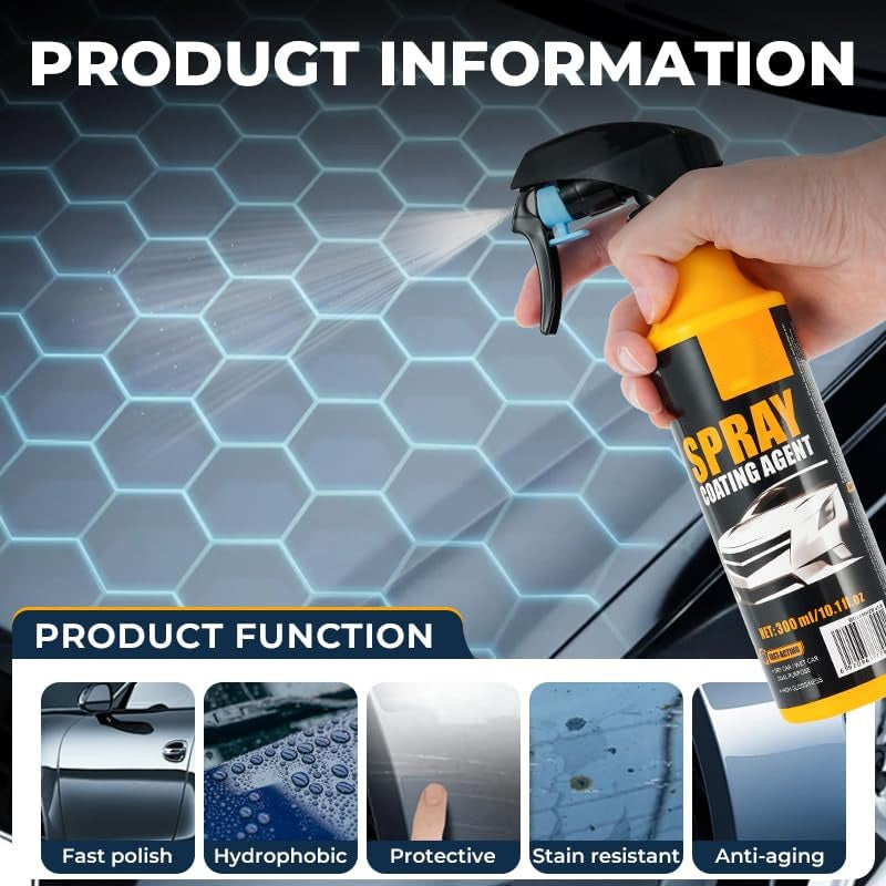 ⏰ Letzter Tag: 50 % Rabatt💥Nano-hydrophobes Autolack-Spray