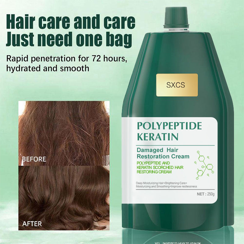⏳Limited-time 50% off⏰Polypeptide Keratin Hydrating Smoothing Hair Damage Repair Cream🥇
