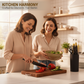 🔪✨ 50% RABATT! Modernes 7-in-1 Küchenmesser- & Scheren-Set – Hochwertige Klingen, ergonomische Griffe & praktischer Aufbewahrungsblock 🧄