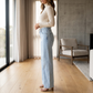 👖🔥 SOLANGE VORRAT REICHT – 60% RABATT! High-Waist Jeans mit weitem Bein und ausgefranstem Saum – Lässiger 90er-Jahre-Vintage-Look ✨