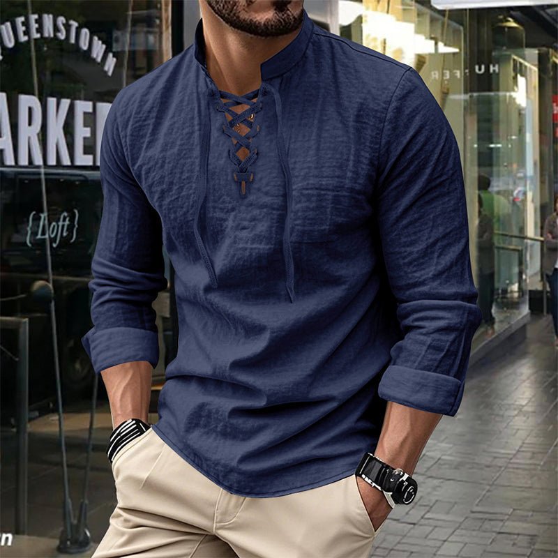 👔🔥 SOLANGE VORRAT REICHT – 50% RABATT! Herren einfarbiges Freizeithemd – Lässig, vielseitig & perfekt für Alltag & Reisen ✨