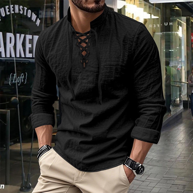 👔🔥 SOLANGE VORRAT REICHT – 50% RABATT! Herren einfarbiges Freizeithemd – Lässig, vielseitig & perfekt für Alltag & Reisen ✨