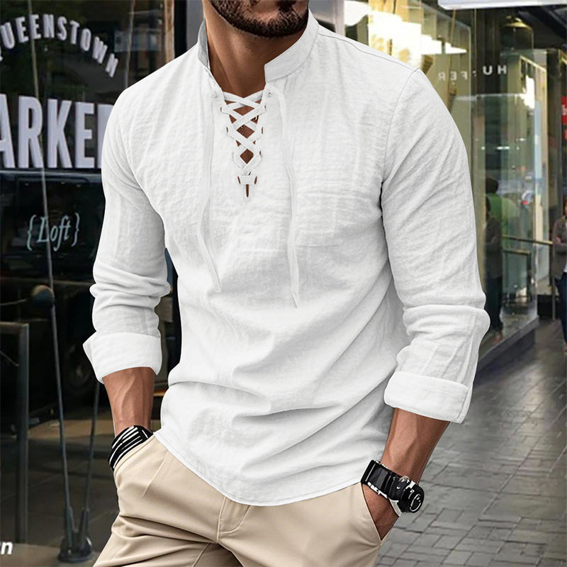 👔🔥 SOLANGE VORRAT REICHT – 50% RABATT! Herren einfarbiges Freizeithemd – Lässig, vielseitig & perfekt für Alltag & Reisen ✨