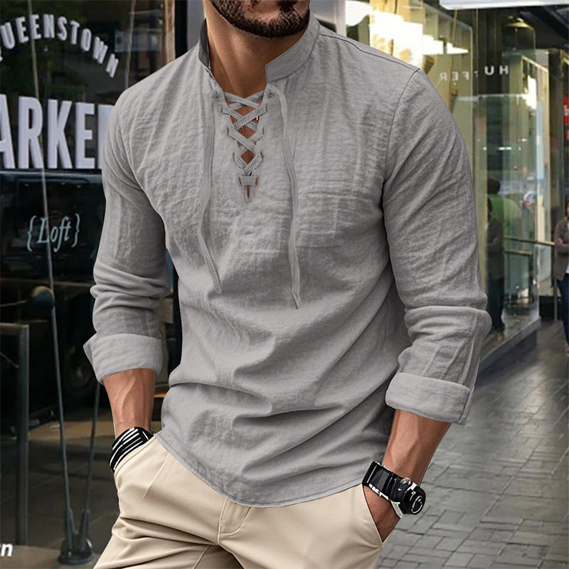 👔🔥 SOLANGE VORRAT REICHT – 50% RABATT! Herren einfarbiges Freizeithemd – Lässig, vielseitig & perfekt für Alltag & Reisen ✨