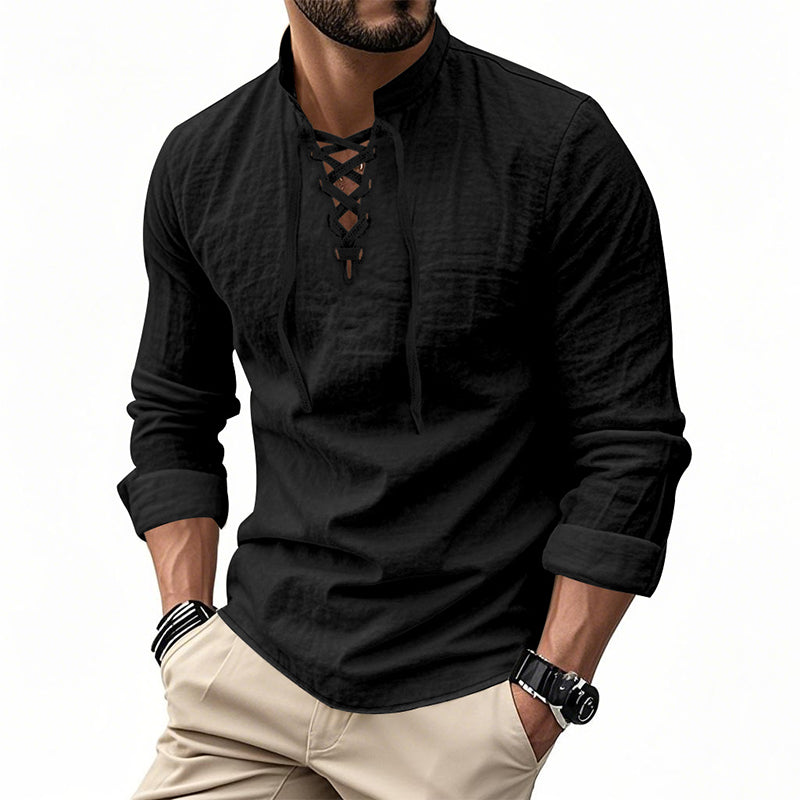 👔🔥 SOLANGE VORRAT REICHT – 50% RABATT! Herren einfarbiges Freizeithemd – Lässig, vielseitig & perfekt für Alltag & Reisen ✨