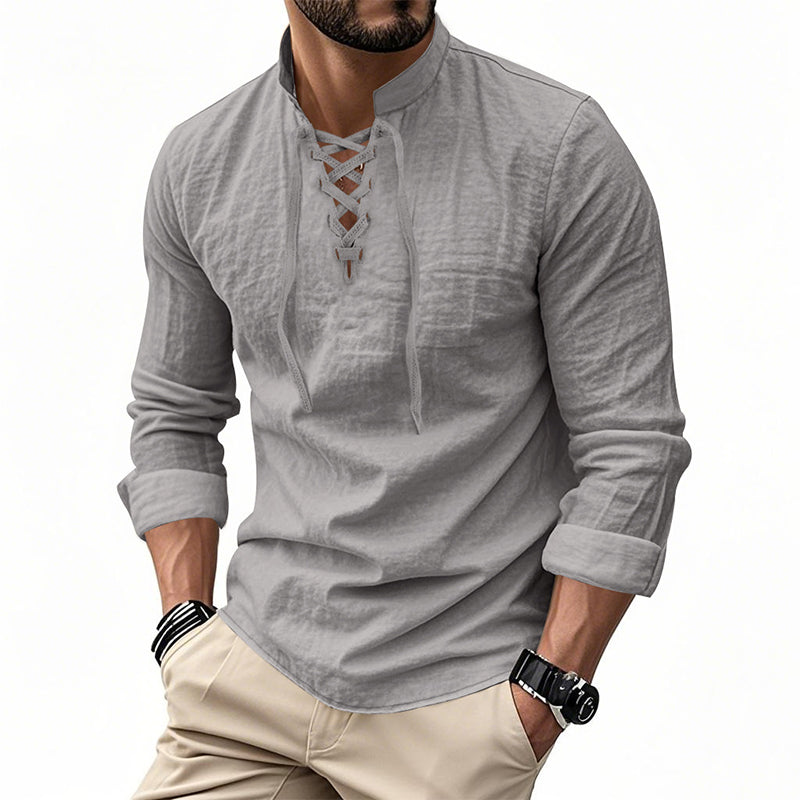 👔🔥 SOLANGE VORRAT REICHT – 50% RABATT! Herren einfarbiges Freizeithemd – Lässig, vielseitig & perfekt für Alltag & Reisen ✨