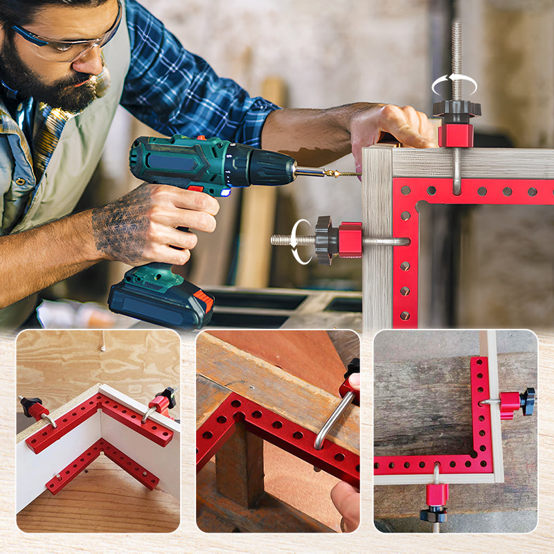 📐 50% RABATT! 🔩 90-Grad-Positionierung-Winkelspanner – Präzise Ausrichtung, Robuste Konstruktion & Vielseitig für Holzbearbeitung und DIY ⚙️