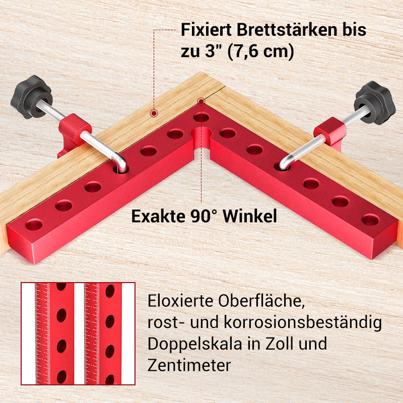 📐 50% RABATT! 🔩 90-Grad-Positionierung-Winkelspanner – Präzise Ausrichtung, Robuste Konstruktion & Vielseitig für Holzbearbeitung und DIY ⚙️