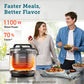 🍲⚡ 50% RABATT! Schnellkochtopf Elektrisch, 6L, Digital, 9-in-1 Programme, Edelstahl, Schnell & Energiesparend, Ideal für Gesundes Kochen & Familien ✨