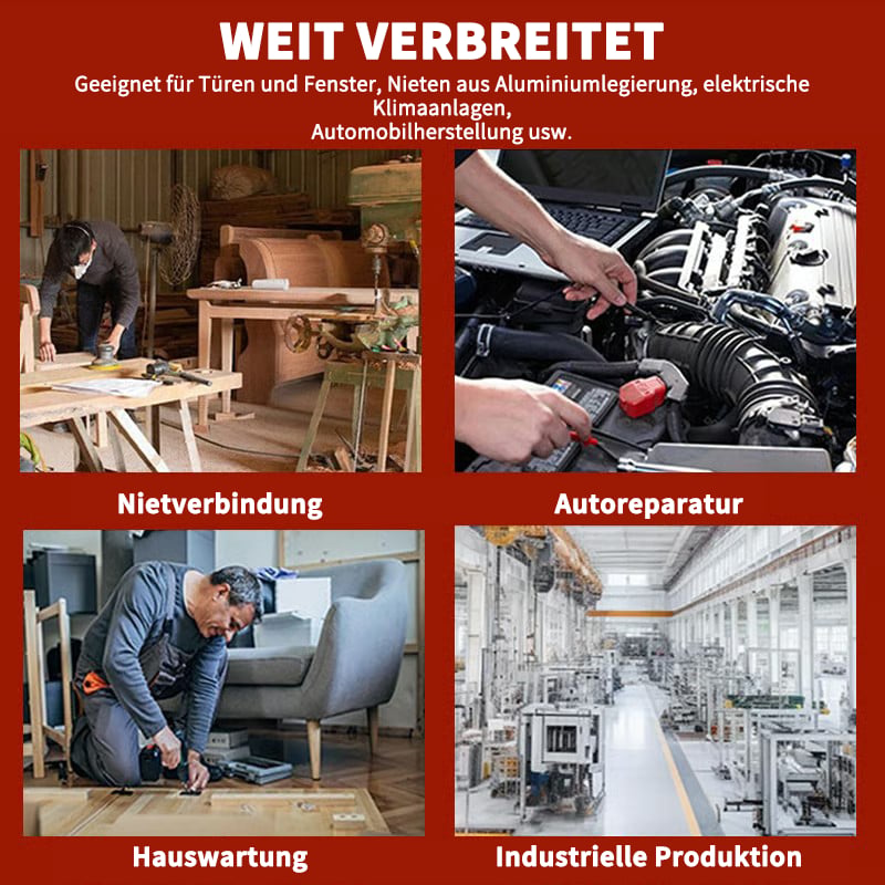 🛠️Professioneller elektrischer Nietpistolenadapter – Verwandeln Sie Ihre Bohrmaschine in ein Nietgerät