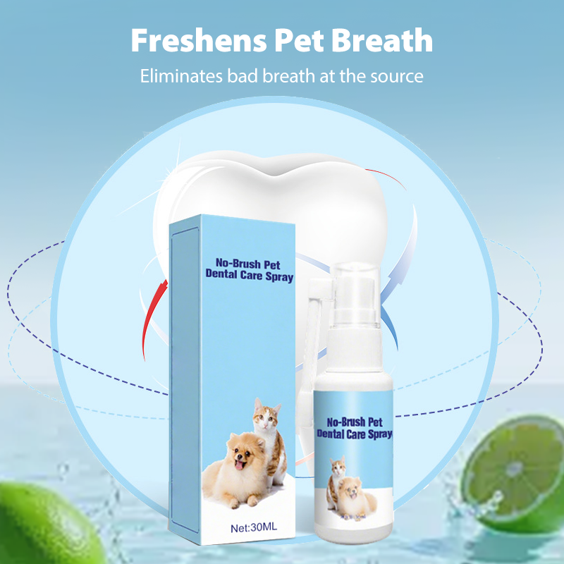 🐾✨ Zahnpflegespray für Haustiere – Ohne Bürste, ganz einfach & sanft! 😊🐶🐱🦷