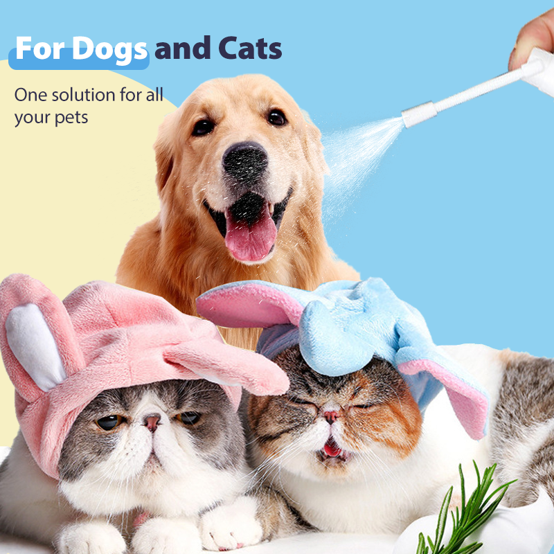 🐾✨ Zahnpflegespray für Haustiere – Ohne Bürste, ganz einfach & sanft! 😊🐶🐱🦷