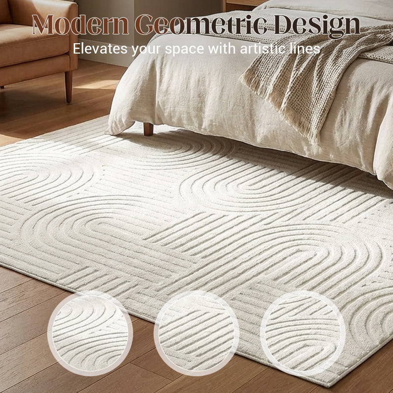 🛍️ 50% RABATT! 🏠 Kristallflor-Teppich mit minimalistischem Linien-Design – Weich wie Kaschmir, vielseitig & elegant – Ideal für Flur, Wohnzimmer & Schlafzimmer ✨