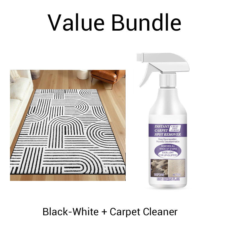 🛍️ 50% RABATT! 🏠 Kristallflor-Teppich mit minimalistischem Linien-Design – Weich wie Kaschmir, vielseitig & elegant – Ideal für Flur, Wohnzimmer & Schlafzimmer ✨