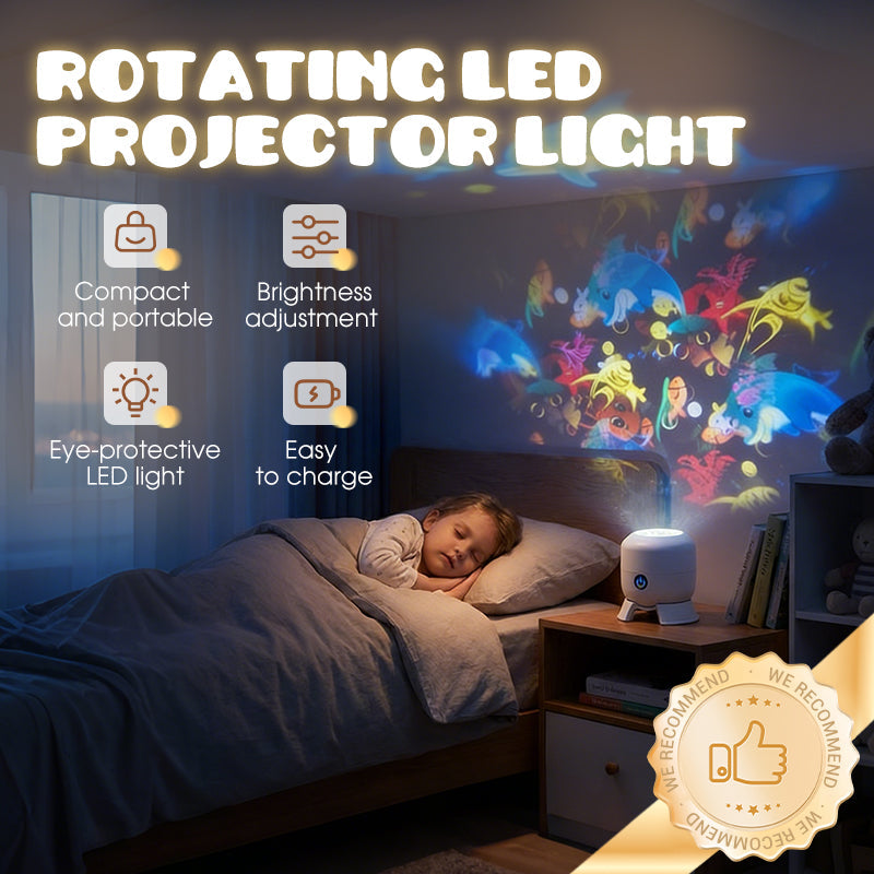 🐠 LIMITIERTES ANGEBOT: 50% RABATT! 🌊 Rotierender LED-Ozean-Projektor – Dynamische Unterwasser-Lichtshow mit einstellbarer Helligkeit 💫