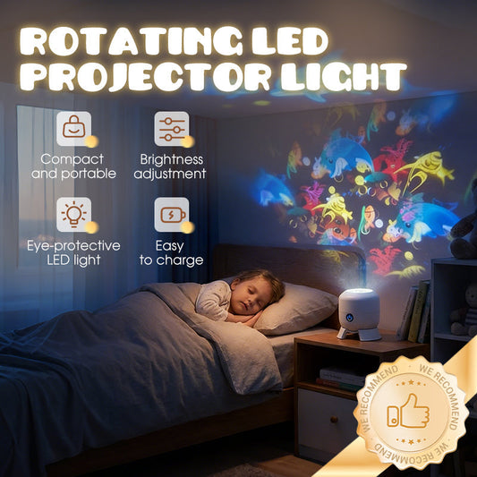 🐠🌊 LIMITIERTES ANGEBOT: 50% RABATT! Rotierender LED-Ozean-Projektor – Dynamische Unterwasser-Lichtshow mit einstellbarer Helligkeit ✨