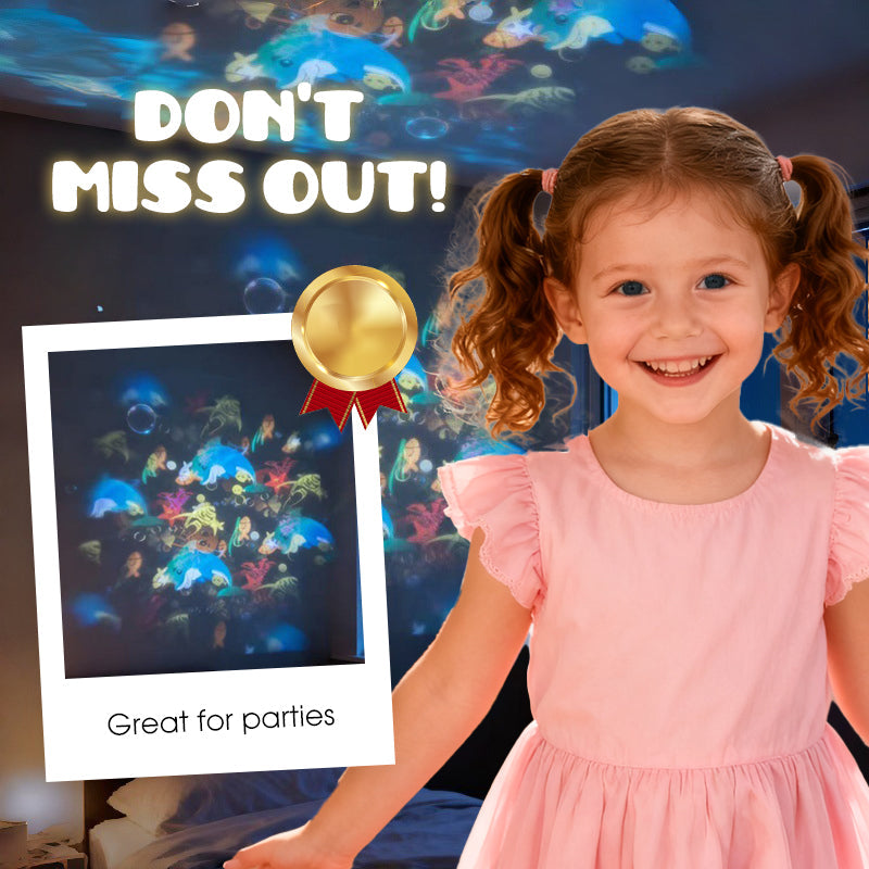 🐠 LIMITIERTES ANGEBOT: 50% RABATT! 🌊 Rotierender LED-Ozean-Projektor – Dynamische Unterwasser-Lichtshow mit einstellbarer Helligkeit 💫