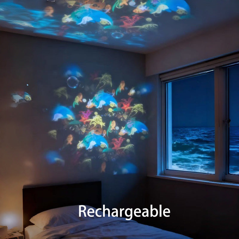 🐠 LIMITIERTES ANGEBOT: 50% RABATT! 🌊 Rotierender LED-Ozean-Projektor – Dynamische Unterwasser-Lichtshow mit einstellbarer Helligkeit 💫