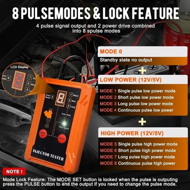 🔧🛠️ 50% RABATT! Professionelles Injektor-Reinigungsset – 8 einstellbare Frequenzen, entfernt Ablagerungen & verbessert die Sprühleistung, perfekt für Fehlersuche & Wartung ✨