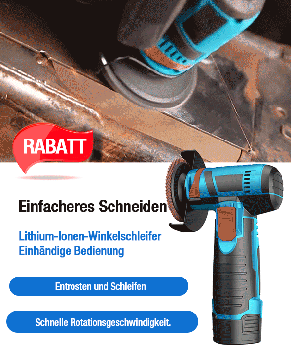 🔧 53% RABATT! ⚡ Mini-Winkelschleifer ohne Bürsten – Leistungsstark, Kompakt & Ideal für Präzisionsarbeiten 🔥