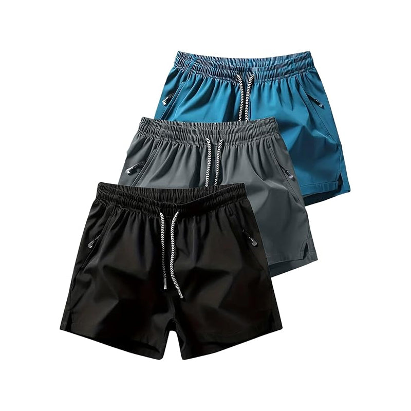 🩳💎 50% RABATT! Schnelltrocknende Herren-Sportshorts – Reißverschlusstaschen, verstellbarer Bund & Cool-Touch-Material 🏃‍♂️✨