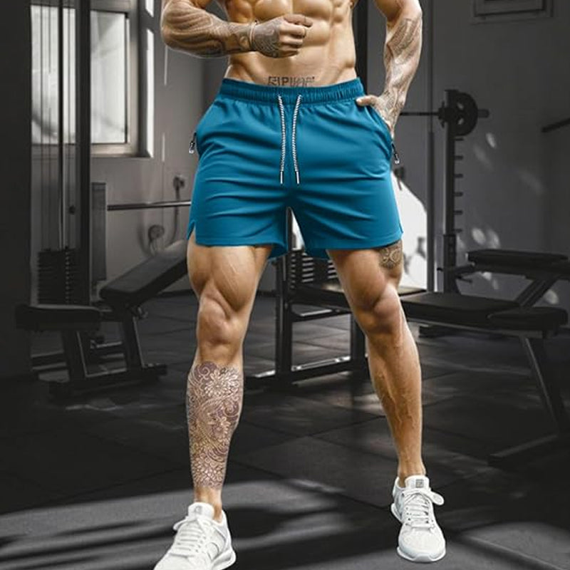 🩳💎 50% RABATT! Schnelltrocknende Herren-Sportshorts – Reißverschlusstaschen, verstellbarer Bund & Cool-Touch-Material 🏃‍♂️✨