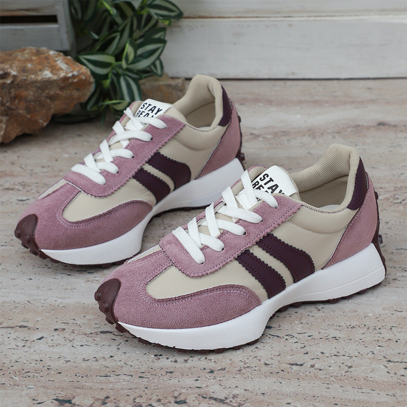 👟 LIMITIERTES ANGEBOT: 50% RABATT! 🌈 Damen-Platform-Sneaker – Klobiges Retro-Design, 4 cm Absatz & Rutschfest ✨