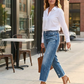 👖✨ 50% RABATT! Damen-Retro-Cropped-Straight-Leg-Jeans – Klassischer Schnitt, moderne Länge & perfekt für Sommer, Freizeit & City-Looks 🔥