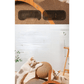 🐱50% RABATT! 🧶 Natürlicher Sisal-Kratzball mit Kartonunterlage – Befriedigt den Kratztrieb, Schont Möbel & Für jede Katze 🎉