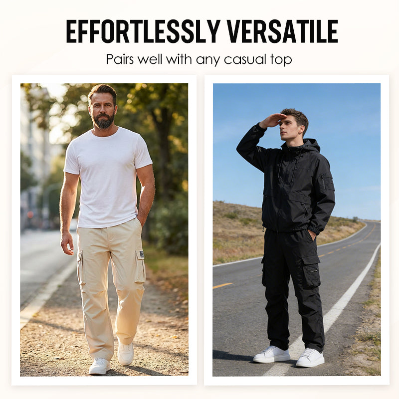 👖🎒 JETZT 50% RABATT! Lässige Herren-Cargohose – Mit mehreren Taschen & figurbetonter Passform ✨