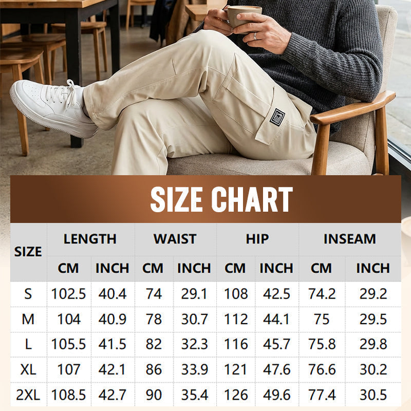 👖🎒 JETZT 50% RABATT! Lässige Herren-Cargohose – Mit mehreren Taschen & figurbetonter Passform ✨