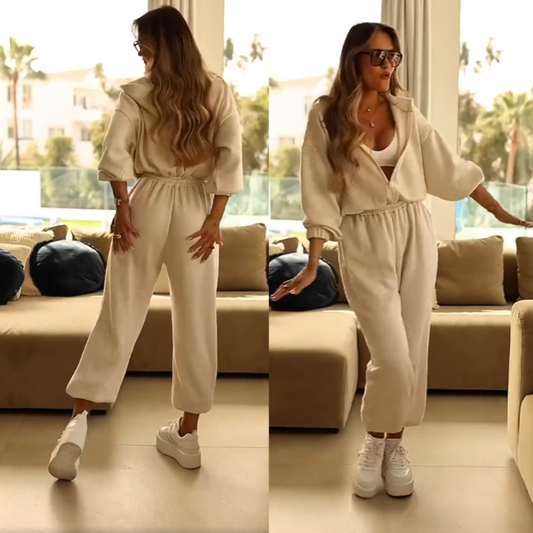 👚 Bequemer Casual Jumpsuit mit Kapuze – Reine Baumwolle, Weite Beine & Praktische Taschen 🌿