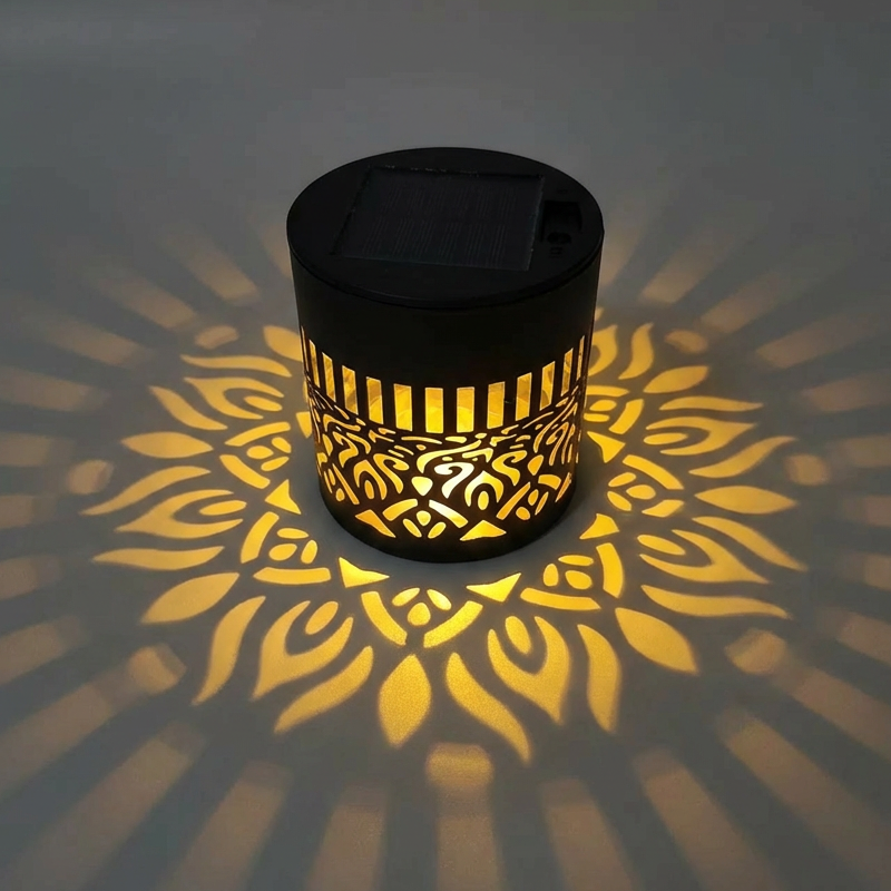 🌀Sommer-Sale 50% Rabatt 🌞💡Solar Mandala Wandleuchte für den Außenbereich, Garten, Zaun, Projektorlampe, Terrasse, Stimmungsdekoration