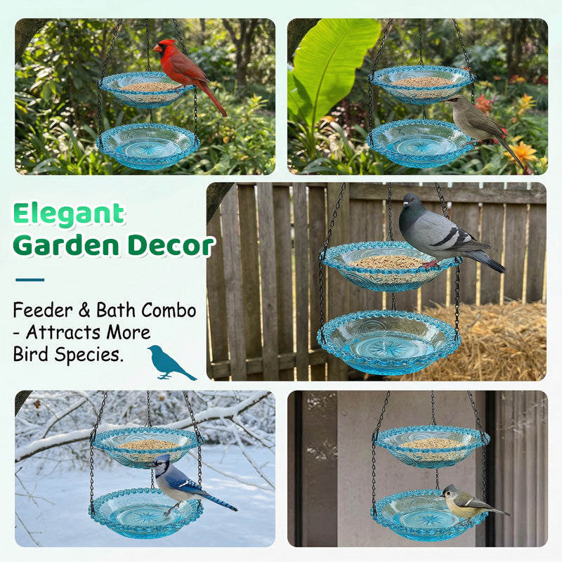 🐦⏳ LIMITIERT – 27% RABATT! Hängende Futterstation & Vogeltränke im Vintage-Stil – Rustikaler Charme für Ihren Garten 🌿