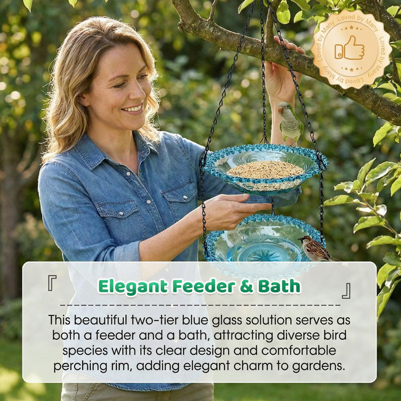 🐦⏳ LIMITIERT – 27% RABATT! Hängende Futterstation & Vogeltränke im Vintage-Stil – Rustikaler Charme für Ihren Garten 🌿