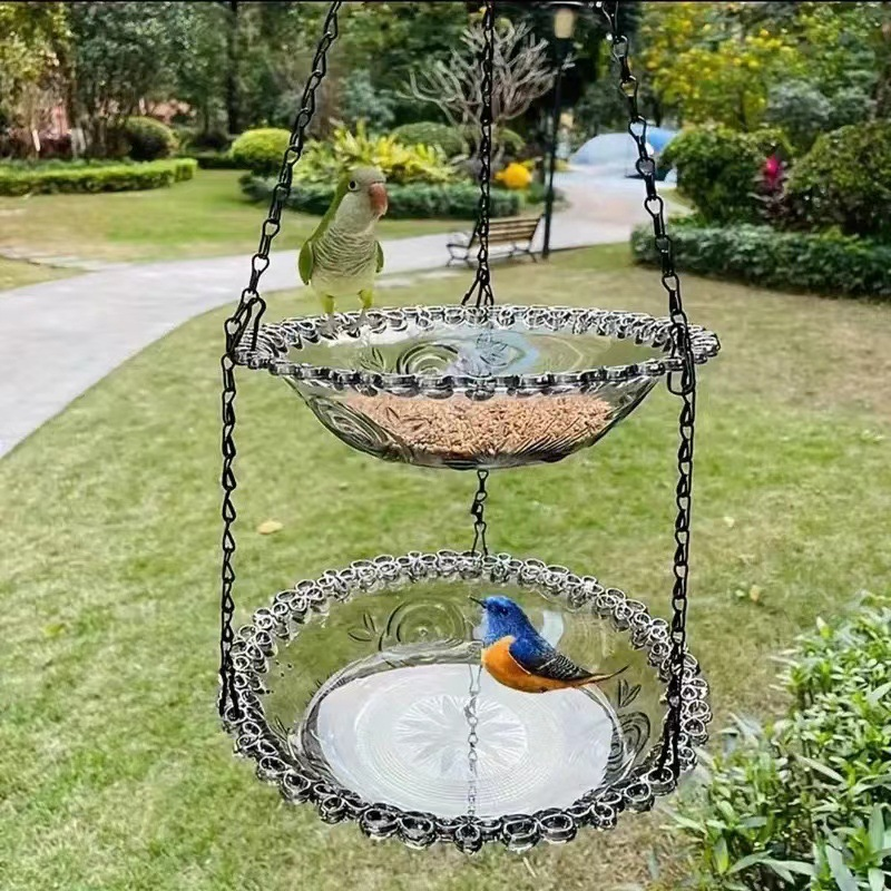 🐦⏳ LIMITIERT – 27% RABATT! Hängende Futterstation & Vogeltränke im Vintage-Stil – Rustikaler Charme für Ihren Garten 🌿